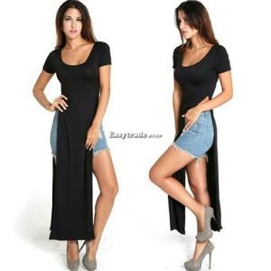 Double Slit Maxi T-shirt