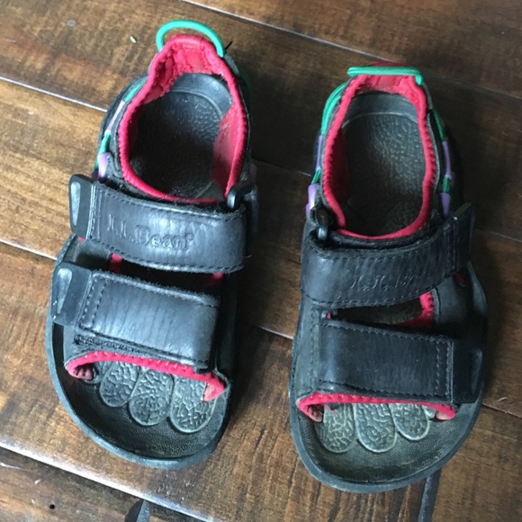 LL Bean leather upper sandals