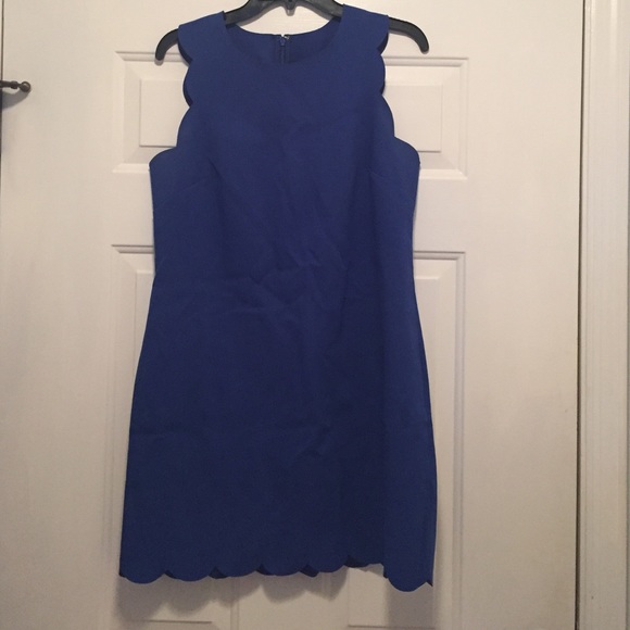 JCrew Scalloped Dress
