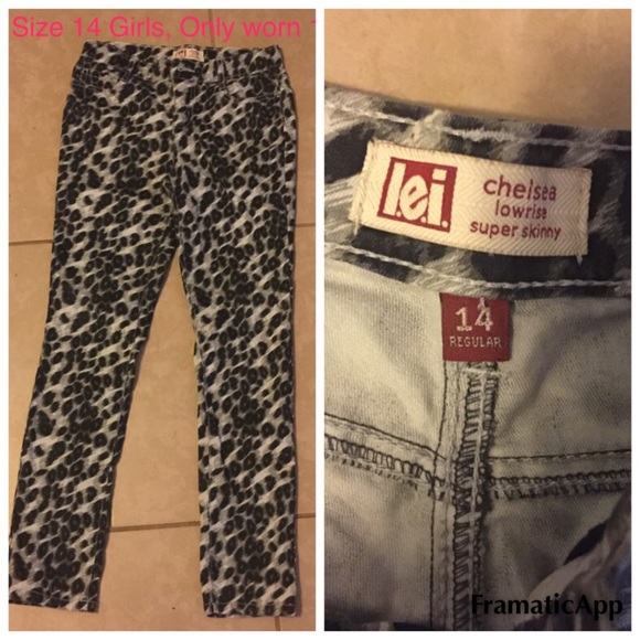 Leopard Skinny Jeans