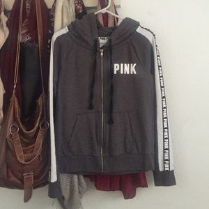 PINK zip up jacket.