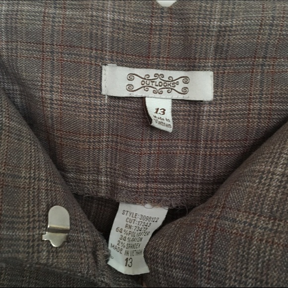 Plaid Capri Slacks - image 4