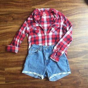 Red and white flannel