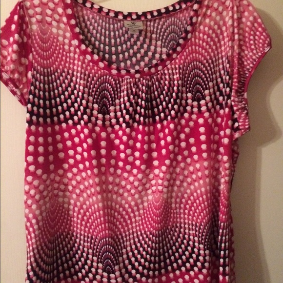 Like new Worthington polka dot blouse