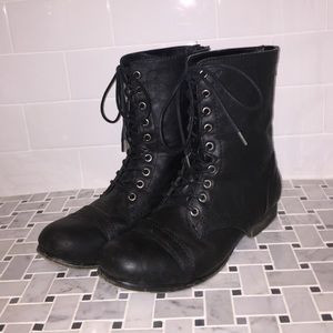 Madden Girl Combat Boots