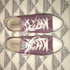 These lovely chucks are in a nice maroon color.
