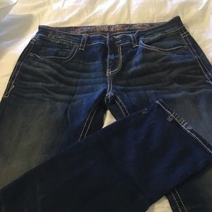 Buckle black jeans