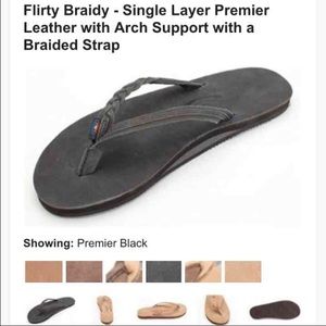 Rainbow Flip Flops