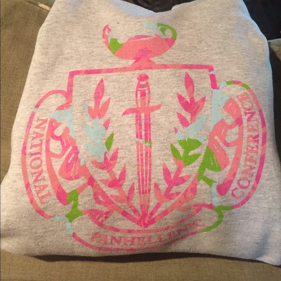 Lilly Pulitzer NPC Sorority Half Zip Sweatshirt