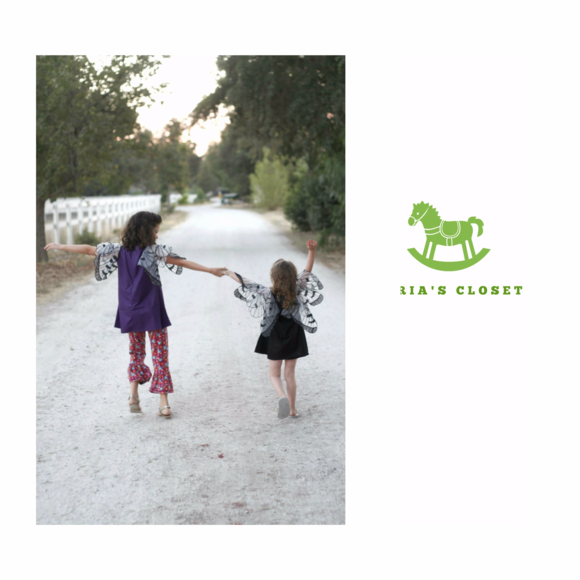 HOST PICK Butterfly Tunic in BLACK - Picture 6 of 6