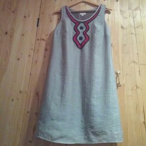 Merona Embroidered & Beaded Sheath / Shell Dress