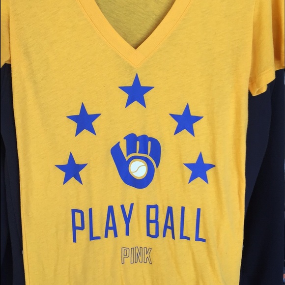 Size small pink Brewers shirt - Picture 1 of 1