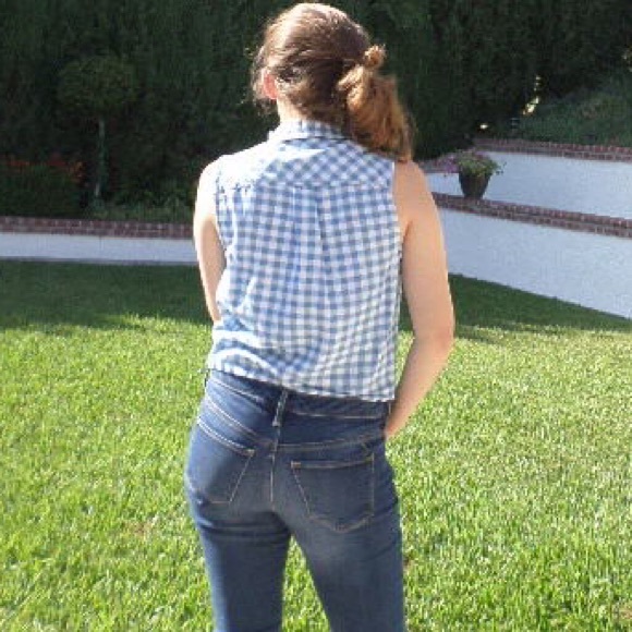 Blue Western Crop - Picture 2 of 2
