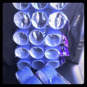 21 Large 3" Velcro rollers.