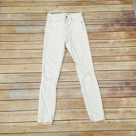 White ripped knee jeans - Picture 4 of 4