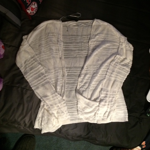 Lightweight white cardigan