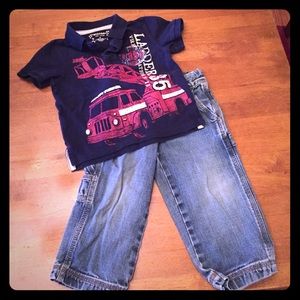 2T Fire truck outfit!