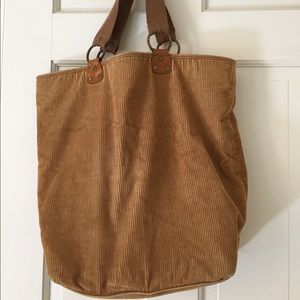 Gap large corduroy tote bag