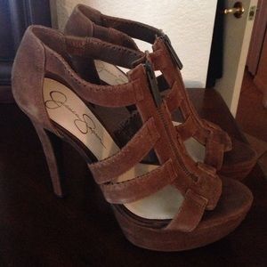 Brown heels