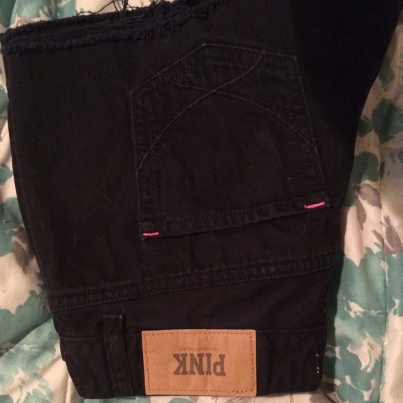 Black Victoria secret shorts size 0
