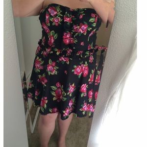 Strapless Flora Dress