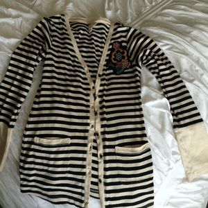 Anthropologie striped sweater size small