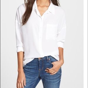 Nordstrom Frenchi Spread Collar Shirt