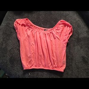 Pink classy crop top
