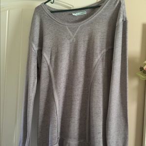 Maurices burn out gray sweatshirt