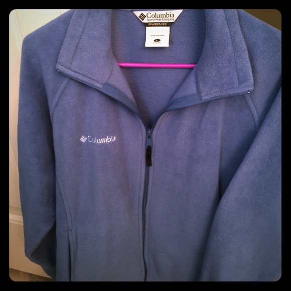 ⛄️❄️ women's Columbia fleece zip up jacket❄️⛄️