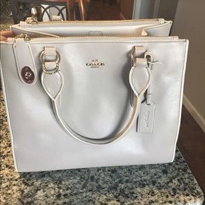 Coach leather handbag