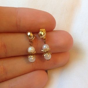 Pearl Dangle Earrings