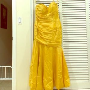 Yellow prom dress