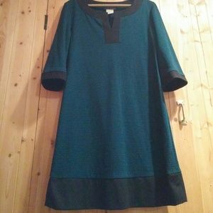 🎉HOST PICK🎉 Blue & Black Diamond Pattern Dress