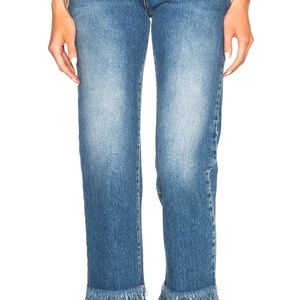 Msgm Fringed Jeans