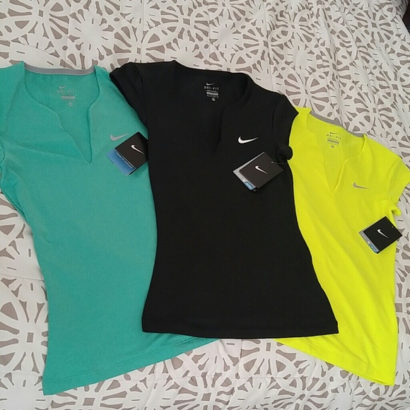 3 Nike Pure Tennis Tops XS