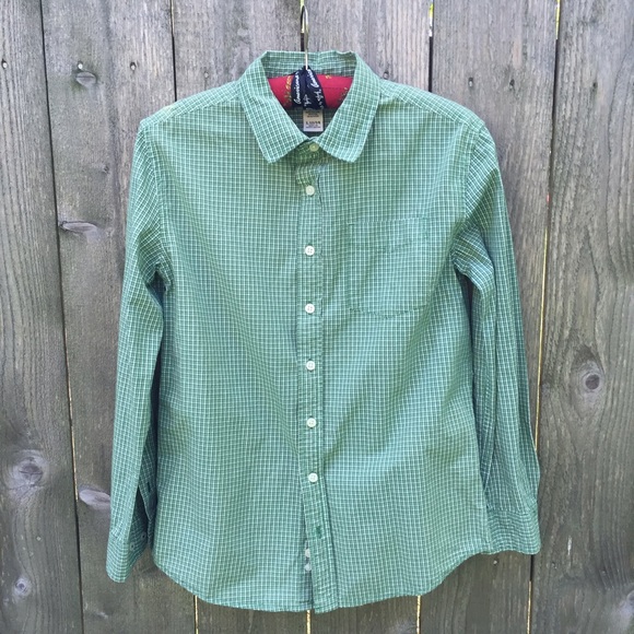 Green Smallcheck Oxford Shirt - Picture 1 of 4