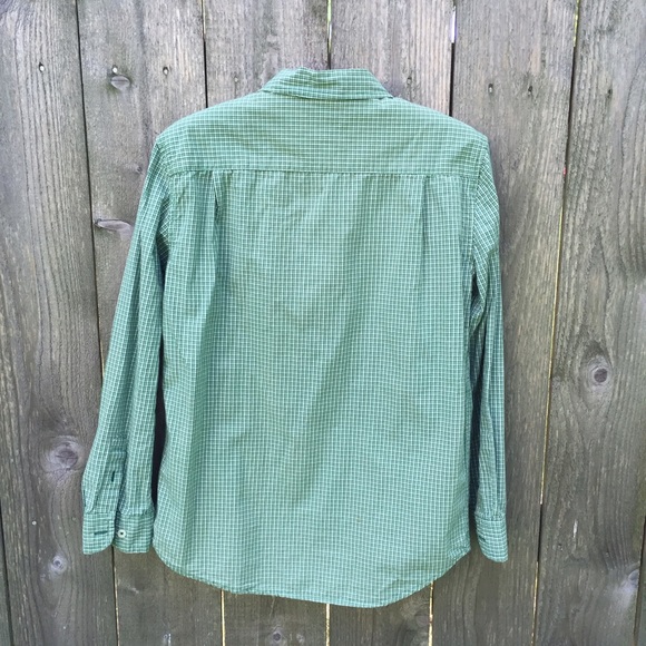 Green Smallcheck Oxford Shirt - Picture 3 of 4