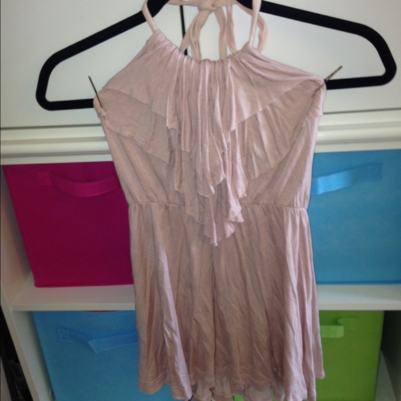 blush halter top