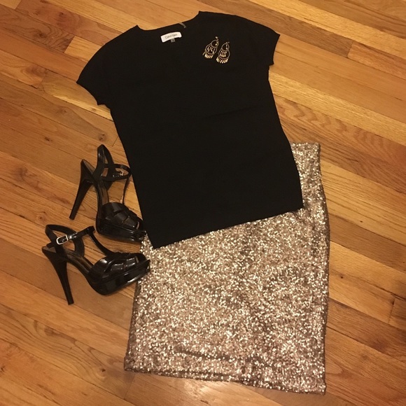 SALE XS black Calvin Klein sweater T