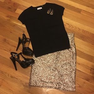 SALE XS black Calvin Klein sweater T