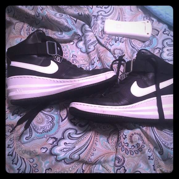 Nike Lunar Force 1 Sky Hi 7.5 worn twice, like new