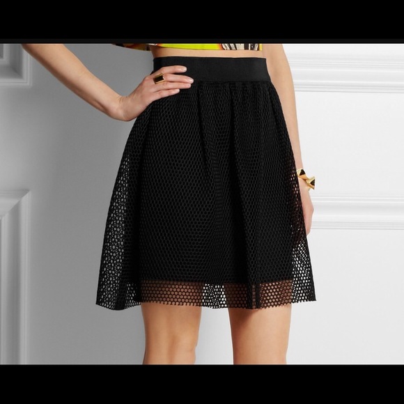 Milly honeycomb mesh skirt