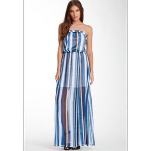 BB DAKOTA Danae Quant Stripe Maxi Dress