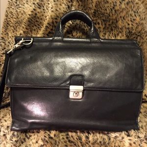Kenneth Cole Leather Briefcase.
