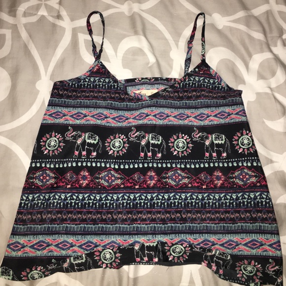 Tribal print tank top