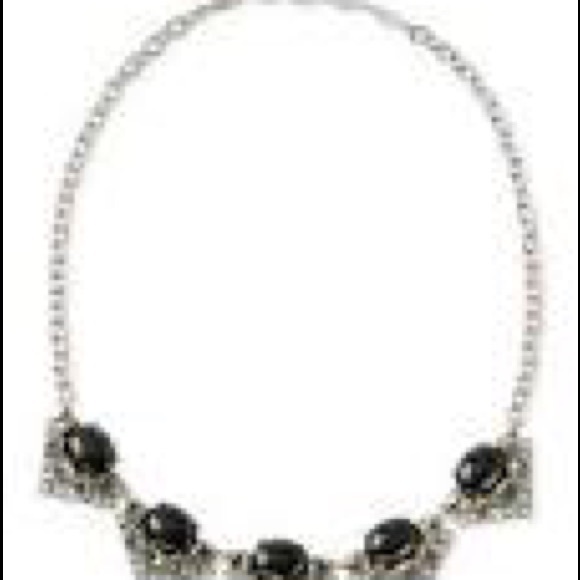 Stella and Dot Black Rory Necklace