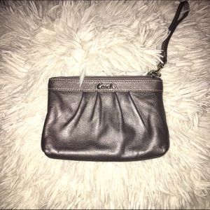Coach Metallic Mini Clutch/Wallet