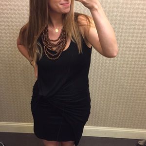 Black high-low cocktail dress. Size M/L
