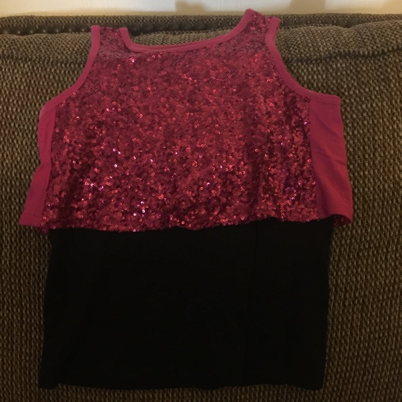 Girls Sequin Tank Top